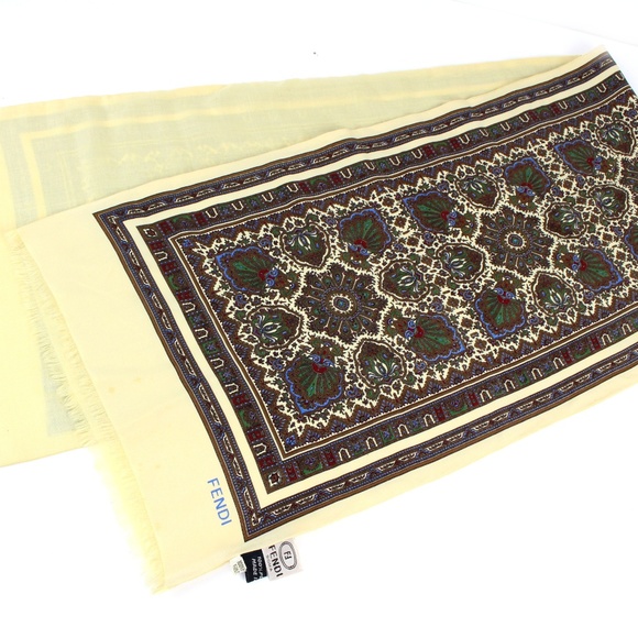 Fendi Multicolor Patterned Scarf - Picture 3 of 7